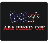 Mouse Pad Nosotros, El Pueblo, Estamos Cabreados Lavable Protector Escritorio Portátil Alfombrilla Escritorio para Escritorio Ordenador Escritorio Hogar 25X30Cm