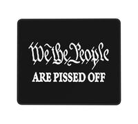 Mouse Pad, Nosotros, El Pueblo, Estamos Cabreados Mousepad Multifuncional Alfombrilla Ratón Professional Alfombrilla Gaming para Ratón Oficina 25X30Cm