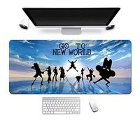 Mouse Pad One Piece XXL Anime Alfombrilla para ratón 900 x 400 mm - Speed Gaming Mousepad - Mouse Pad para Ordenador - 3mm Goma Antideslizante, para Gamers Ordenador, PC y Laptop, B