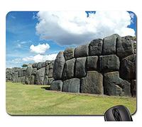 Mouse Pad, Perú Cusco Inca Muro Ruina Historia Edificio Piedra Alfombrilla De Ratón para Juegos Antideslizante Tapete De Juego Ergonómico Mouse Mat para Oficina Oficina 25X30Cm
