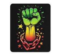 Mouse Pad Puño Rompiendo Cadenas Suave Alfombrilla Escritorio Duradera Gaming Tapete para Escritorio Ordenador Oficina Ordenadores 25X30Cm