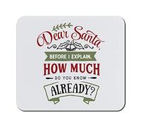Mouse Pad Querido Papá Noel, Antes de explicarte Las Campanas del muérdago