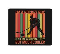 Mouse Pad, Soy Un Chico De Hockey. Es como Un Chico Normal Pero Mucho Más Genial. Mousepad Antideslizante Alfombrilla De Ratón para Juegos Portátil Tapete De Juego para Gamers Ordenador 25X30Cm
