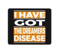 Mouse Pad Tengo La Enfermedad De Los Soñadores Duradera Alfombrilla Escritorio Impermeable Gaming Tapete para Oficina Juegos Computadora 25X30Cm