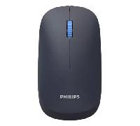 PHILIPS Ratón inalámbrico, mouse inalámbrico USB con reducción de ruido, mouse inalámbrico ergonómico de 2.4 G, compatible con tabletas, portátiles y computadoras, ligero y fácil de transportar (negro