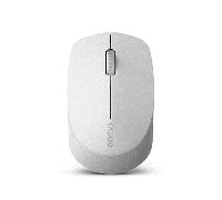 mouse rapoo wireless y bluetooth m100 silent 2.4g ghz bt 4.0 usb 3.0 3 botones 1300 ppp gris claro