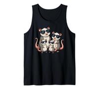 Mouse Rat Family Sunglasses Animal Lover Cute Mice Camiseta sin Mangas