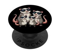 Mouse Rat Family Sunglasses Animal Lover Cute Mice PopSockets PopGrip Adhesivo