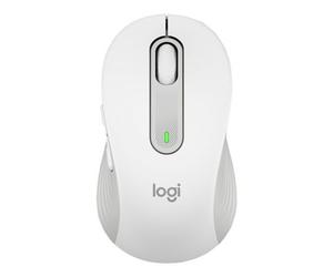 Mouse raton Logitech M650 for Business mediano Wireless inalambrico Blanco crudo