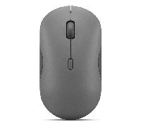 Lenovo Ratón Bluetooth 350 – Silencioso, Ergonómico, Ambidiestro, 3 DPI, Gris Luna