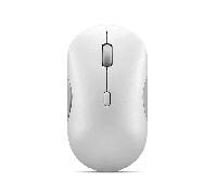 Lenovo 700 - Ratón Silencioso Inalámbrico Multidispositivo (Óptico Infrarrojo, Receptor USB, Bluetooth 5.3 Dual, Ergonómico, Ambidiestro, x1 Batería AA, Fácil Cambio Entre 3 Dispositivos) - Seashell
