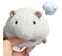 Mouse Stuffed Animal, Chef Mouse Plush Squeeze Toy, Ornament for Kids, Students, Adults, Soft, Cute Stress Relief Playful Decoration, Office, Classroom,