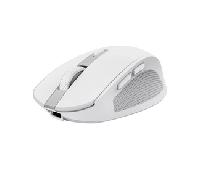 MOUSE TRUST WIRELESS Y BLUETOOTH OZAA 24933 BLANCO RECARGABLE- SENSOR OPTICO - 6 BOTONES - 800/1600/3200DPI - RECEPTOR USB-A/USB-C 24933