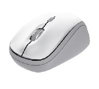 Ratón Mini Inalámbrico Trust Yvi+ Multidispositivo/ Hasta 1600 DPI/ Blanco