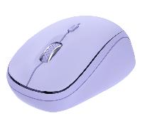 MOUSE TRUST WIRELESS Y BLUETOOTH YVI+ LILA 1600DPI AJUSTABLE 3 BOTONES 3 DISPOSITIVOS