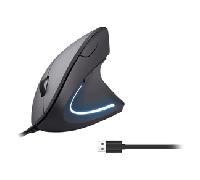 MOUSE VERTICAL EQUIP ERGONOMICO USB 6 BOTONES 3200DPI COLOR NEGRO 245118
