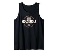 Mousehole Cornwall England Coordenadas Etiqueta 2C Camiseta sin Mangas