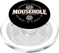 Mousehole Cornwall England Coordenadas Etiqueta 2C PopSockets PopGrip para MagSafe