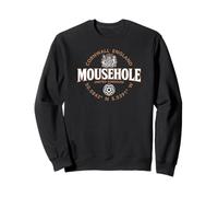 Mousehole Cornwall England Coordenadas Etiqueta 2C Sudadera