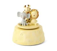 Mousehouse Gifts Caja de música de temática Safari para niños y niñas, Bautizo o Baby Shower
