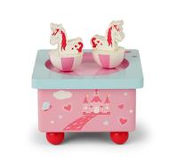 Mousehouse Gifts - Caja de música para niña - Madera - Temática unicornios