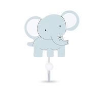 Mousehouse Gifts Gancho percheros Infantiles con Forma de Elefante Gris Hecho en Madera para la habitación de niños y niñas