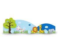 Mousehouse Gifts Ganchos para Abrigos niños para Abrigos de Pared con temática de Safari para la habitación de niños y niñas