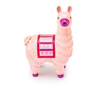 Mousehouse Gifts - Hucha Infantil con Forma de Llama - con mantita - para niños y niñas - Rosa - 7 x 12 x 19 cm