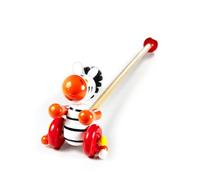 Mousehouse Gifts Juguetes para Arrastrar de Cebra de Madera para niños y niñas