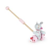 Mousehouse Gifts Madera Juguete para Arrastrar Arrastre ratón para bebé niño niñas