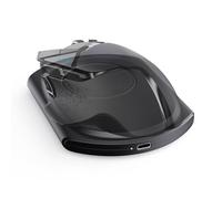 MouseMover Jiggler - Wiggler automático de USB, dispositivo silencioso sin conductor, plataforma de movimiento estable con base antideslizante | Herramienta de productividad inteligente para ma