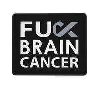 Mousepad, A La Mierda El Cáncer Cerebral Alfombrilla Ratón Multifuncional Gaming Mouse Pad Portátil Alfombrilla Gaming para Juegos Jugadore 25X30Cm