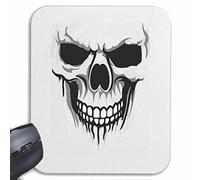 Mousepad alfombrilla de ratón Cráneo del motorista del cráneo botón de DIRECCIÓN GOTHIC Motorradfahrer ESCENA esqueleto del cráneo para su portátil, ordenador portátil o PC de Internet (con Windows L