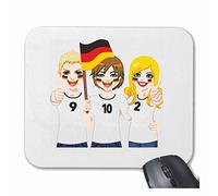 Mousepad alfombrilla de ratón FANS Fútbol Fútbol Alemania 2018 Copa Mundial ALEMANIA WORLD CHAMPION Rusia Rusia semifinales cuartos de final para su portátil, ordenador portátil o PC de Internet (con