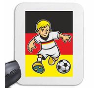 Mousepad alfombrilla de ratón FUTBOLISTA DEL FÚTBOL Alemania 2018 Copa Mundial ALEMANIA WORLD CHAMPION Rusia Rusia semifinales cuartos de final para su portátil, ordenador portátil o PC de Internet (