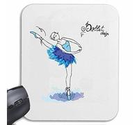 Mousepad alfombrilla de ratón Vestido del ballet del bailarín de ballet Zapatos de la bailarina bailarina de ballet Bailarín de ballet Ballet para su portátil, ordenador portátil o PC de Internet (co
