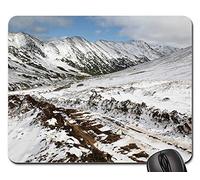 Mousepad, Altura De Las Montañas La Primera Nieve Rocas Mal Tiempo Tapete De Juego Antideslizante Mouse Pad Professional Alfombrilla Gaming para Oficina Jugadore 25X30Cm