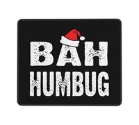 Mousepad, Bah Humbug Tapete De Juego Multifuncional Alfombrilla Ratón Professional Alfombrilla De Ratón para Trabajo Jugadore 25X30Cm
