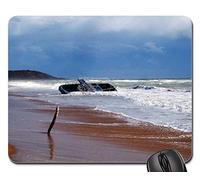Mousepad, Bplaya Mar Adelante Ola Naufragio Muerte Alfombrilla Raton Antideslizante Alfombrilla De Ratón Ergonómico Mouse Pad para Oficina Ratón 25X30Cm