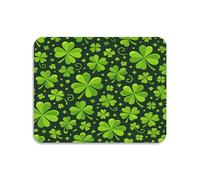 Mousepad Día De San Patricio De Clover Antideslizante Alfombrilla Escritorio Duradero Gaming Tapete para Hogar Oficina Gaming 10X12In