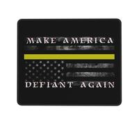 Mousepad Hagamos Que Estados Unidos Vuelva A Ser Desafiante. Suave Alfombrilla para Ratón Bordes Cosidos Protector De Escritorio para Pc Oficina Hogar 10X12In