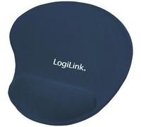 Mousepad LogiLink® ID0027B Con Soporte De Reposamuñecas De GEL Azul