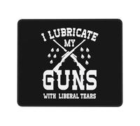 Mousepad, Lubrico Mis Armas con Lágrimas Liberales Mouse Pad Portátil Gaming Mouse Pad Antideslizante Mouse Mat para Ratón Oficina 25X30Cm