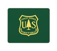 Mousepad Servicio De Árboles De La Bandera De Los Estados Unidos Resistente Alfombrilla De Ratón para Juegos Bordes Cosidos Gaming Tapete para Trabajo Mujer Juegos 10X12In
