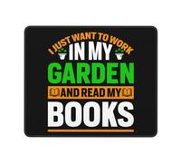 Mousepad, Solo Quiero Trabajar En Mi Jardín Y Leer Mis Libros. Mouse Pad Portátil Alfombrilla De Ratón para Juegos Professional Alfombrilla De Ratón para Pc Ratón 25X30Cm