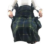 MOUSKE Manta de invierno para silla de ruedas para adultos, manta de calefacción cálida multiusos, capa gruesa de felpa suave, chal para llevar puesto, manta de protección para piernas y rodillas