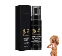 Mousse Autobronceador,Bronceado Progresivo sin Sol,Autobronceador Facial y Corporal,Absorción Rápida,Brillo Natural,Deja la Piel Suave y Tersa para Todo Tipo de Pieles,120ml