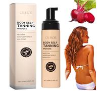 Mousse Autobronceador Corporal, Mousse Solar Instantáneo Con Brillo Natural, Mousse Autobronceadora Totalmente Natural Sin Sol, Sin Rayas, Ligera, De Rápida Absorción Y No Pegajosa (1 Unidad)