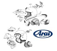 Mousse de casco de moto para las mejillas Arai Dry-Cool MX-V 20 mm