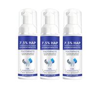 Mousse de Pasta de Dientes Fresca, Frescura Duradera, Cuidado Bucal Hidratante, Apto for Familias, Fácil Aplicación, Uso Diario(3pcs)